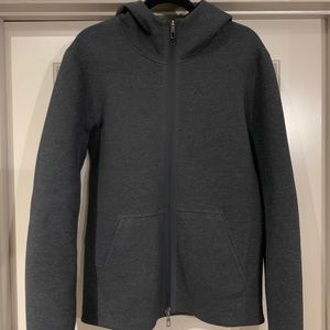 Like new Lululemon mens gray tech jacket hoodie